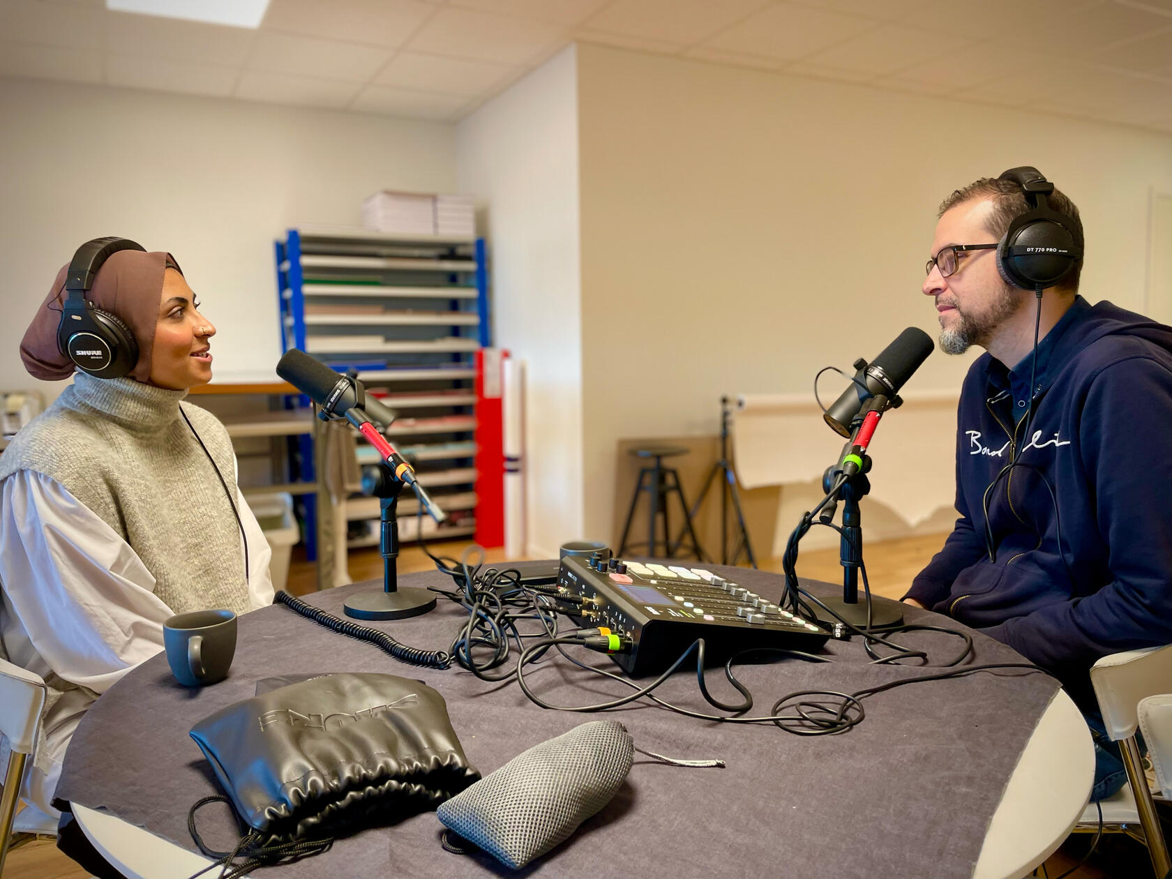 Koranpodden studio i Malmö